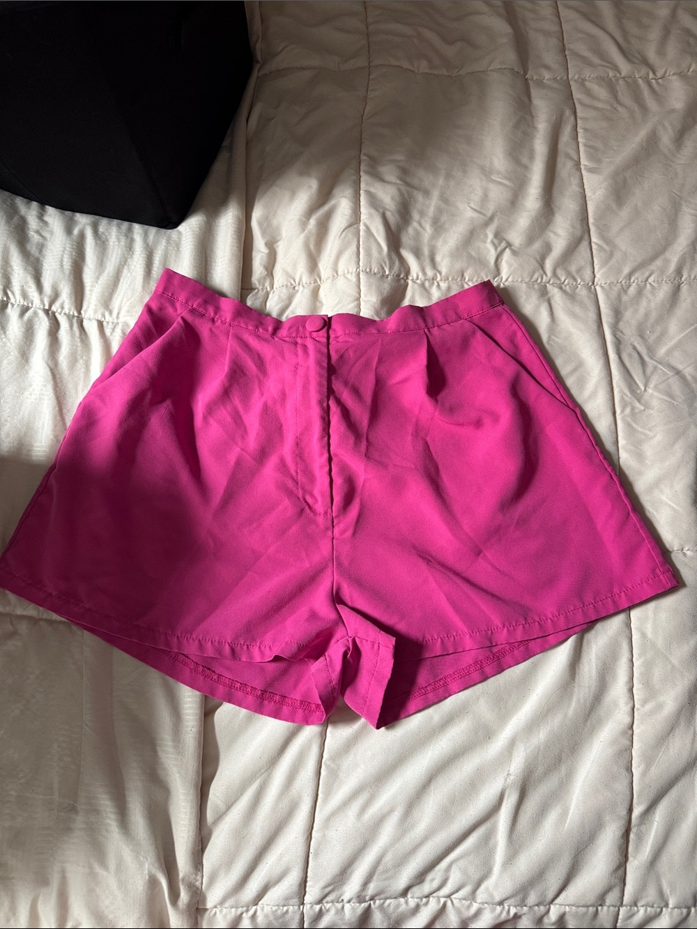 Women's High-Waist Pink Shorts